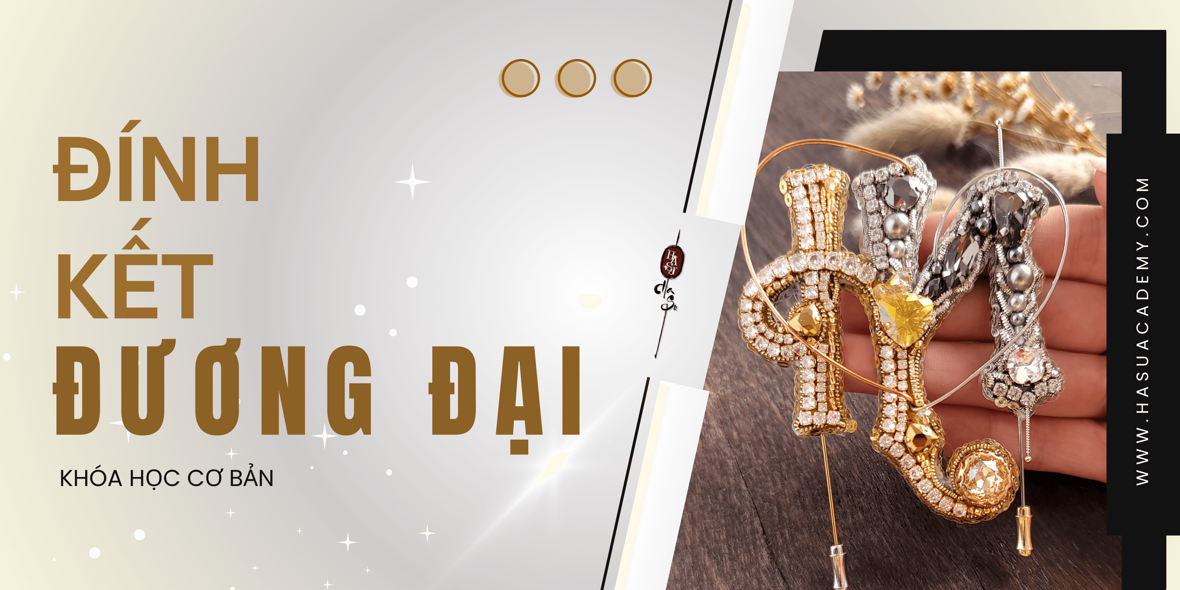 đính kết đương đại khóa cơ bản