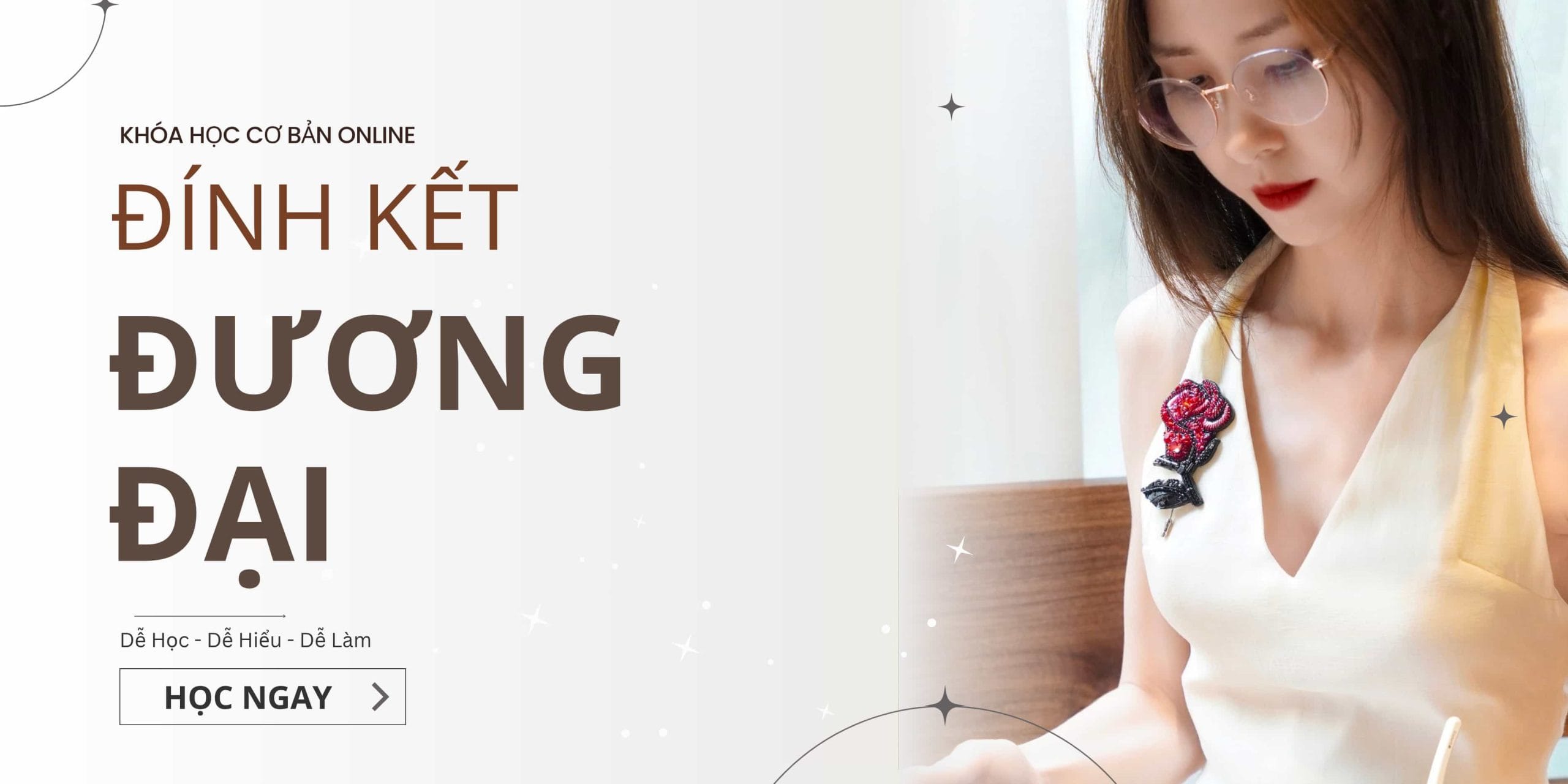 đính kết đương đại cơ bản